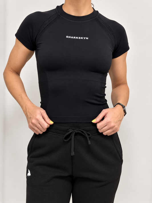 Performance fit Tee BLACK