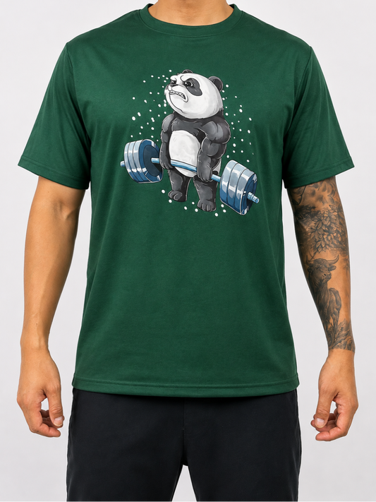 Panda Deadlift Graphic T MEDIUM