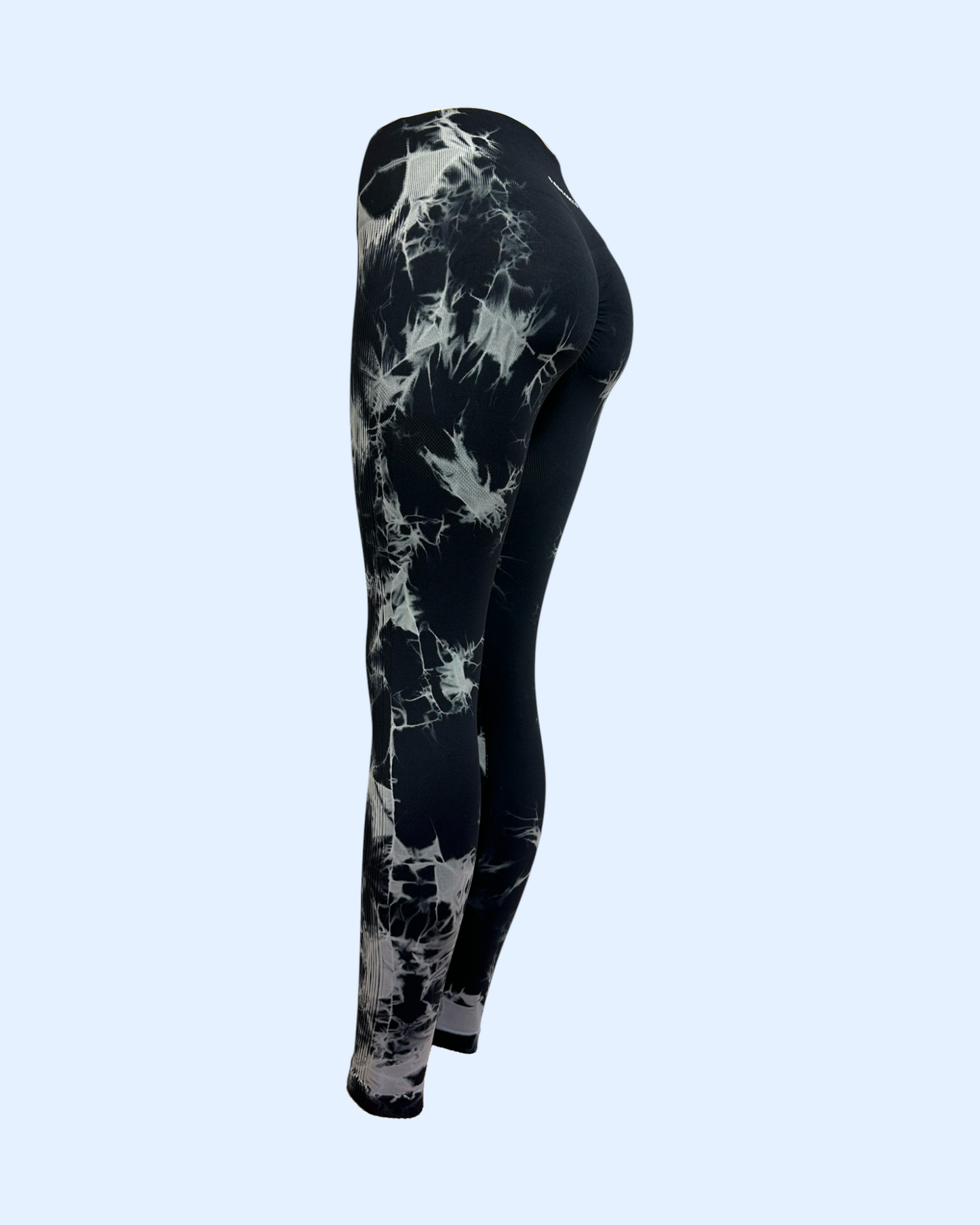 Marble Black Leggings