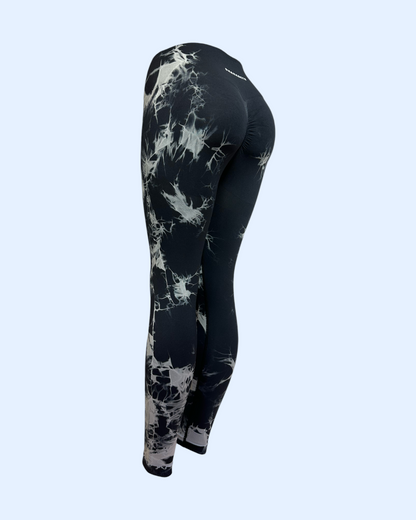 Marble Black Leggings