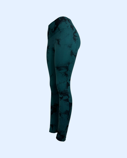 Marble Black Leggings