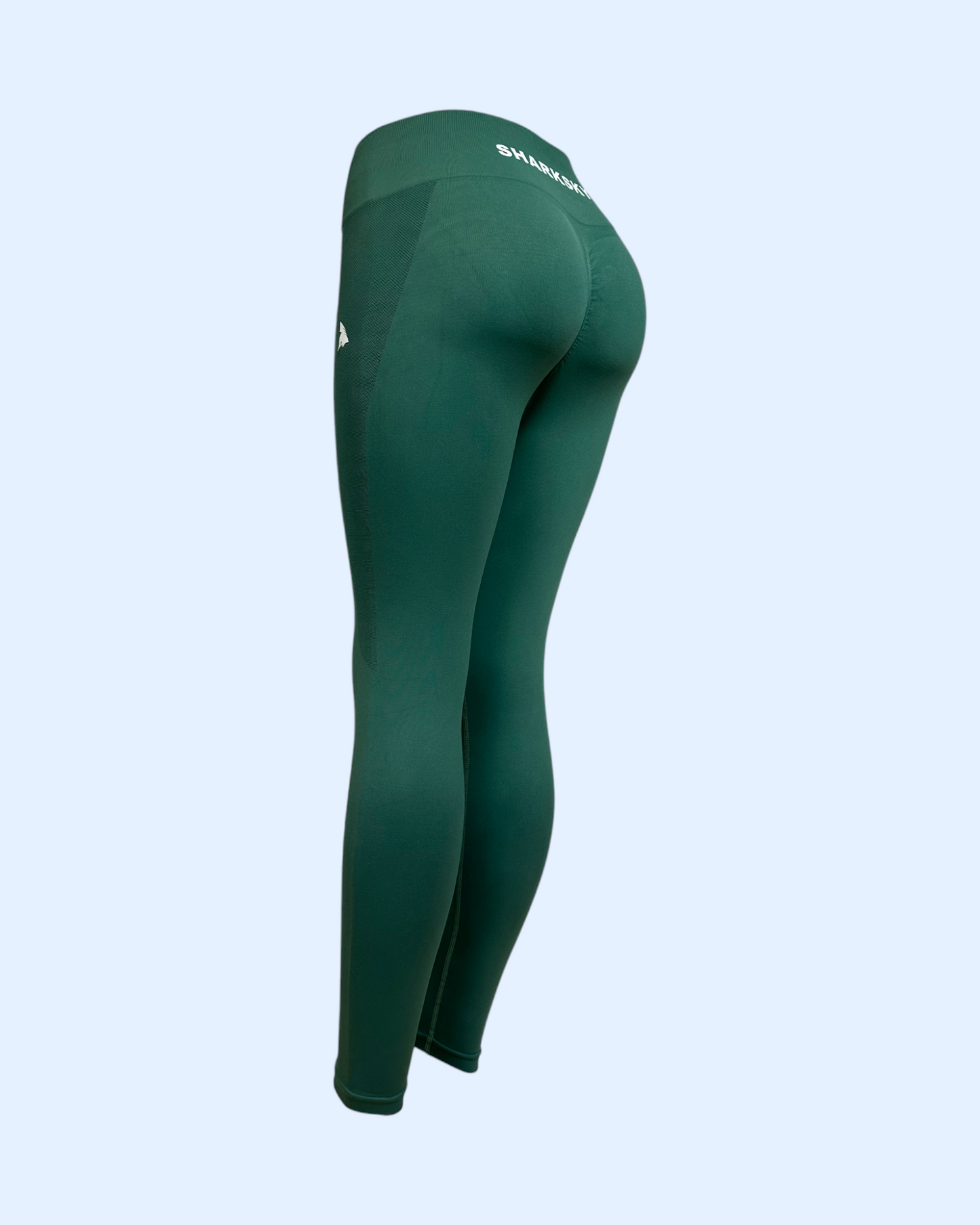 Shark Skyn Green Leggings
